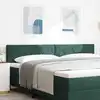 Image de Tête De Lit Led Vert Foncé 200 Cm Velours Vidaxl