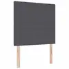 Image de Vidaxl tête de lit led gris foncé 100 cm tissu en velours côtelé