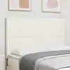 Image de T  te De Lit Led Cr ¨me 160 Cm Tissu En Velours C 'tel © Vidaxl