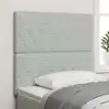 Image de Tête De Lit Led Avec Bandes Led Gris Clair 100 Cm Velours Vidaxl