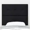 Image de Vidaxl tête de lit led avec bandes led noir 100 cm tissu