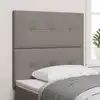 Image de Tête De Lit Led Taupe Tissu Vidaxl