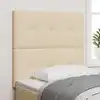 Image de Tête De Lit Led Avec Bandes Led Crème 100 Cm Tissu Vidaxl