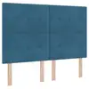Image de Vidaxl tête de lit led avec bandes led bleu 144 cm velours