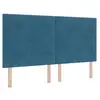 Image de Vidaxl tête de lit led avec bandes led bleu 180 cm velours