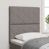 Image de Tête De Lit Led Taupe Tissu Vidaxl