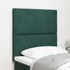 Image de Tête De Lit Led Vert Foncé 80 Cm Velours Vidaxl