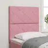 Image de Tête De Lit Led Rose 80 Cm Velours Vidaxl