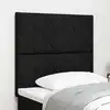 Image de Tête De Lit Led Noir 100 Cm Tissu Vidaxl