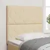 Image de Tête De Lit Led Crème 100 Cm Tissu Vidaxl