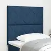 Image de Tête De Lit Led Bleu Tissu Vidaxl