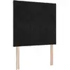 Image de Vidaxl tête de lit led noir 100 cm velours
