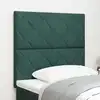 Image de Tête De Lit Led Vert Foncé 100 Cm Velours Vidaxl