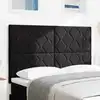 Image de Tête De Lit Led Noir 144 Cm Velours Vidaxl