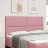 Image de Tête De Lit Led Rose 180 Cm Velours Vidaxl