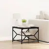 Image de Table Basse Chêne Noir 51 X 50 X 40 Cm Vidaxl