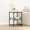 Image de Table D'appoint Gris Sonoma 41 X 40 X 60 Cm Vidaxl