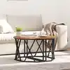 Image de Table Basse Bois Ancien 80 X 80 X 42 Cm Vidaxl