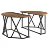 Image de Vidaxl table basse bois ancien 80 x 80 x 42 cm