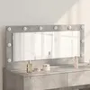 Image de Coiffeuse Vidaxl Miroir de vanité avec miroir Gris béton 100 x 45 x 18 cm