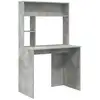 Image de Vidaxl bureau gris béton 91 x 50 x 149 cm bois d'ingénierie