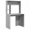 Image de Vidaxl bureau gris sonoma 91 x 50 x 149 cm bois d'ingénierie