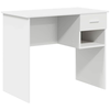 Image de Vidaxl bureau avec tiroir blanc 90 x 49 x 75 cm bois d'ingénierie