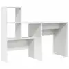 Image de Vidaxl bureau blanc bois d'ingénierie 131,5 x 50 x 106,5 cm