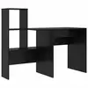 Image de Vidaxl bureau chêne noir bois d'ingénierie 131,5 x 50 x 106,5 cm