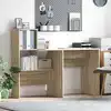Image de Bureau Chêne Sonoma Bois D'ingénierie 131,5 X 50 X 106,5 Cm Vidaxl
