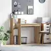 Image de Bureau Chêne Artisanal 100 X 40 X 90 Cm Bois D'ingénierie Vidaxl