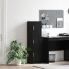 Image de vidaXL Haut Armoire Chêne noir 31.5 x 32 x 122.5 cm 869347