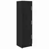 Image de Vidaxl haut armoire chêne noir 31.5 x 32 x 122.5 cm