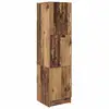 Image de Vidaxl haut armoire bois ancien 31.5 x 32 x 122.5 cm