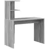 Image de Vidaxl bureau gris sonoma 102 x 50 x 124 cm bois d'ingénierie