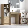 Image de Bureau droit chêne sonoma 60 x 40 x 76 cm en bois dingénierie - design épuré