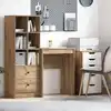 Image de Bureau Chêne Artisanal 60 X 40 X 76 Cm Vidaxl