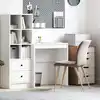 Image de Bureau Blanc 70 X 40 X 76 Cm Vidaxl