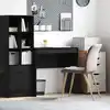 Image de Bureau Chêne Noir 80 X 40 X 76 Cm Vidaxl