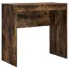 Image de Vidaxl bureau chêne fumé 80 x 40 x 76 cm
