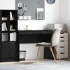 Image de vidaXL Bureau Autre Chêne noir 100 x 40 x 76 cm Bois dingénierie 869403