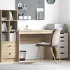 Image de Bureau droit chêne sonoma 100 x 40 x 76 cm - Bois dingénierie rangement design contemporain