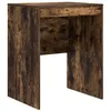 Image de Bureau moderne - vidaXL - Chêne fumé - 60x50x76 cm - Bois dingénierie - Compartiment de rangement - Design élégant