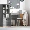 Image de Bureau Gris Sonoma 60 X 50 X 76 Cm Vidaxl