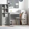 Image de Bureau Gris Béton 70 X 50 X 76 Cm Vidaxl