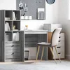 Image de Bureau droit vidaXL Sonoma gris 70 x 50 x 76 cm - Bois dingénierie design épuré