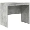Image de Bureau compact moderne - vidaXL - Gris Béton - 90x50x76 cm - Bois dingénierie - Rangement pratique - Design épuré