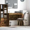 Image de Bureau - rehausse bureau Vidaxl Bureau Chêne fumé 90 x 50 x 76 cm