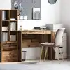 Image de Bureau Bois Ancien 90 X 50 X 76 Cm Vidaxl