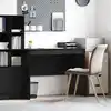 Image de Bureau Chêne Noir 100 X 50 X 76 Cm Vidaxl